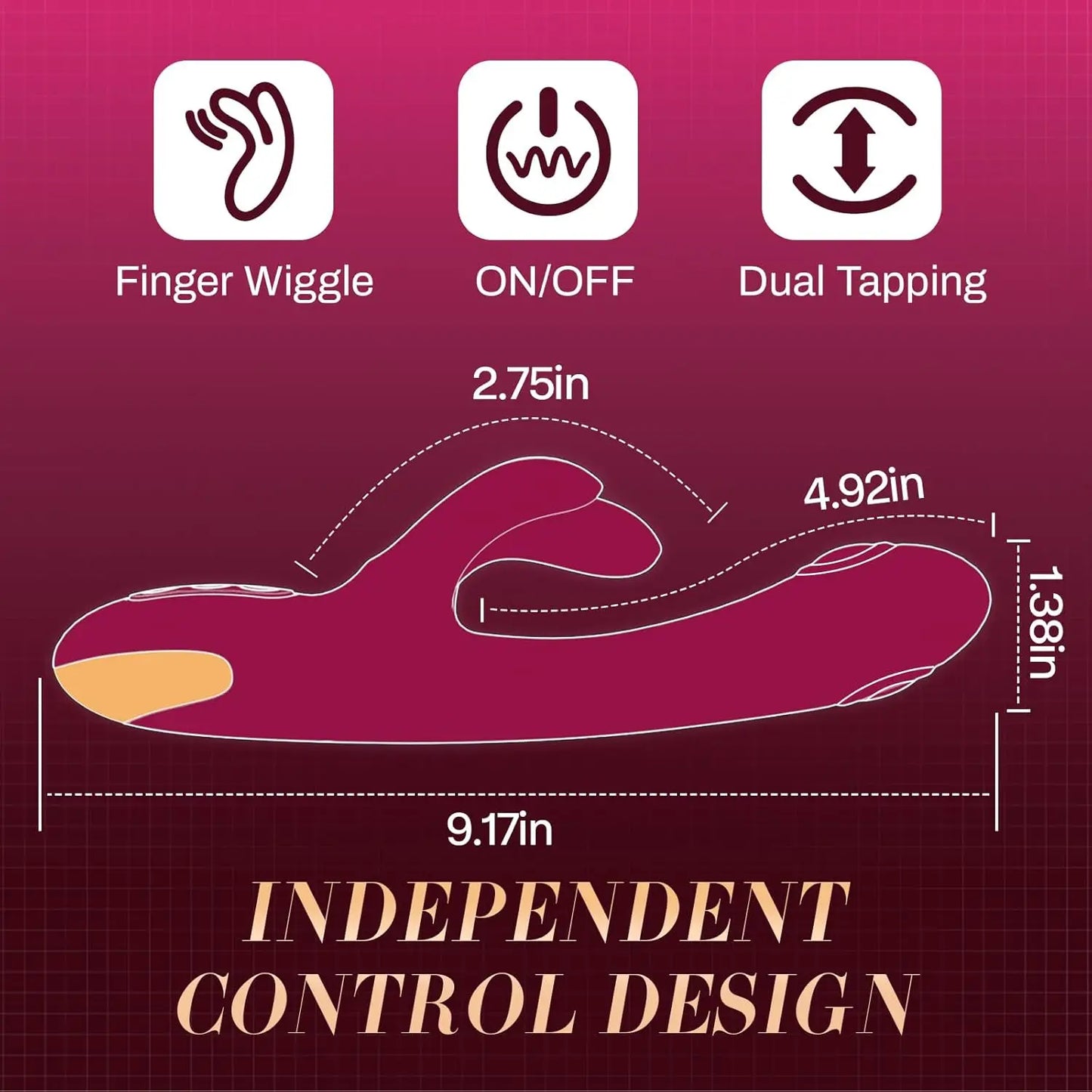 4in1 G-spot Rabbit Vibrators with Multi Mode