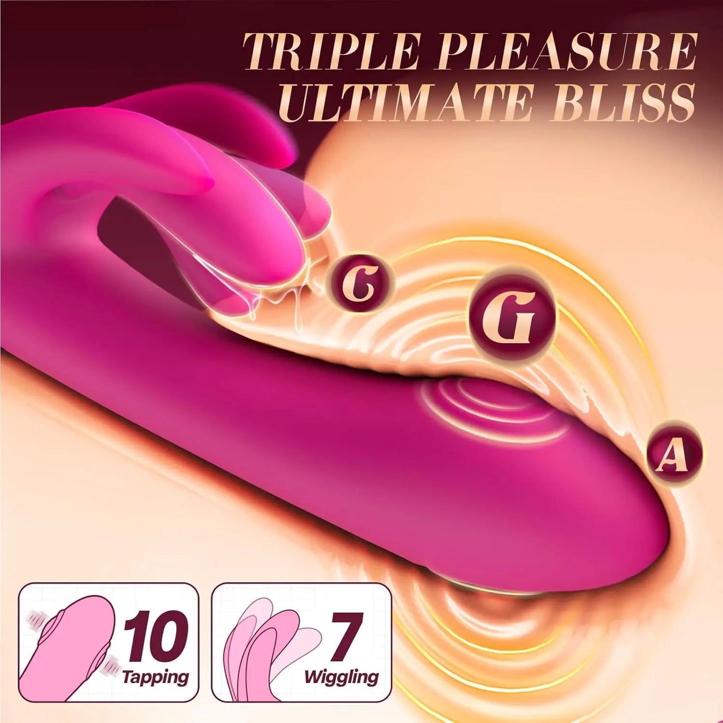 4in1 G-spot Rabbit Vibrators with Multi Mode