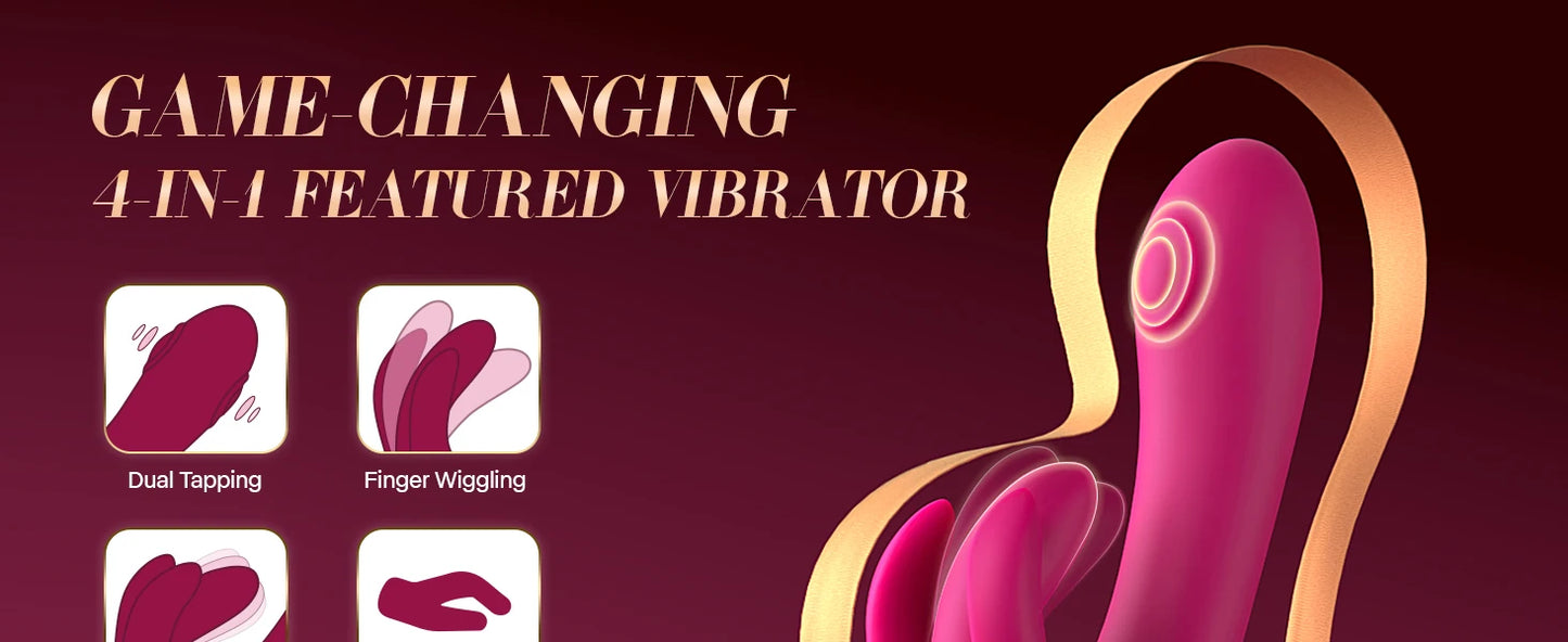 4in1 G-spot Rabbit Vibrators with Multi Mode