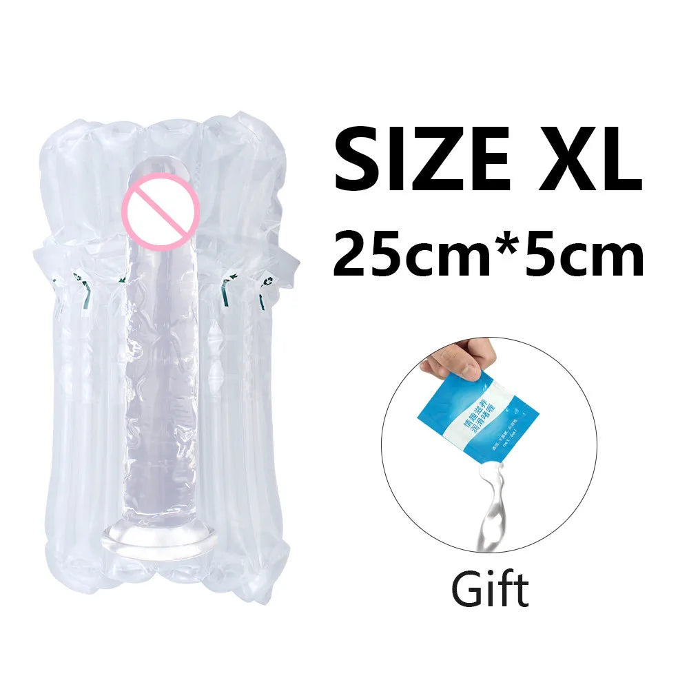 Coreline™ Transparent Dildo with Suction Cup