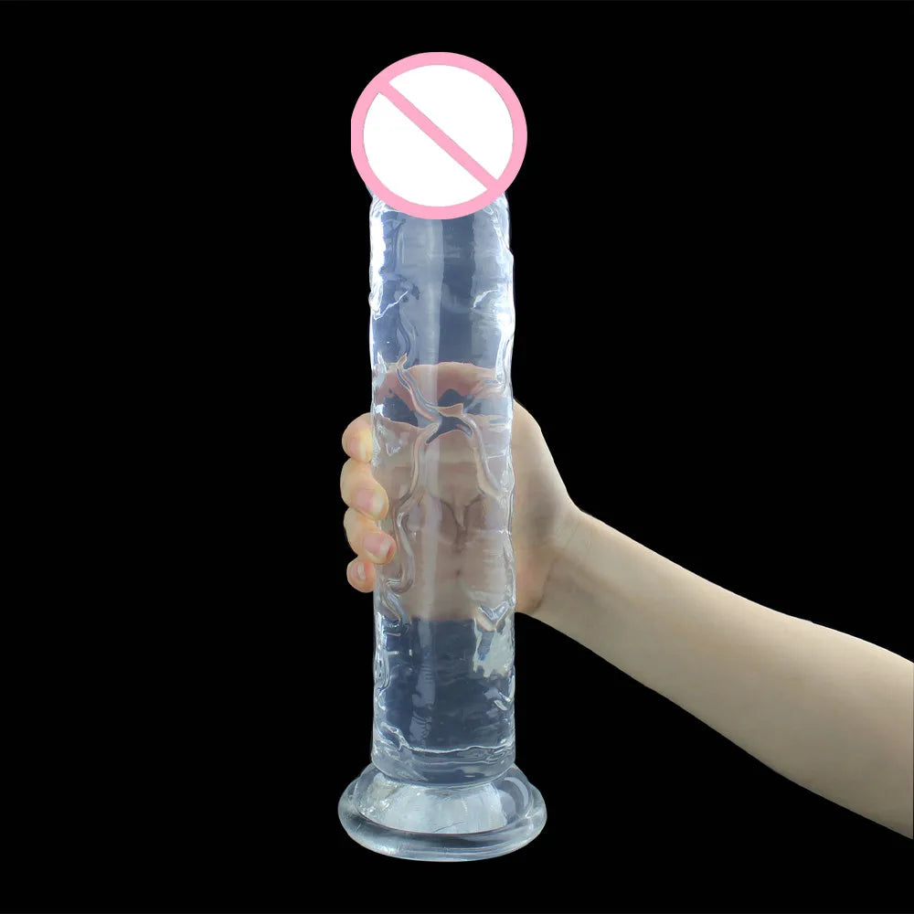 Coreline™ Transparent Dildo with Suction Cup