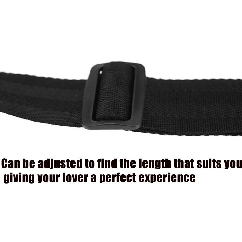 Erotic Adjustable Nylon Bed Restrain