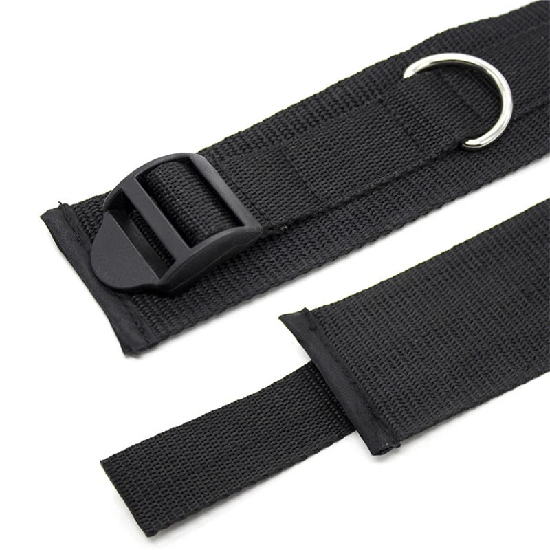 Erotic Adjustable Nylon Bed Restrain