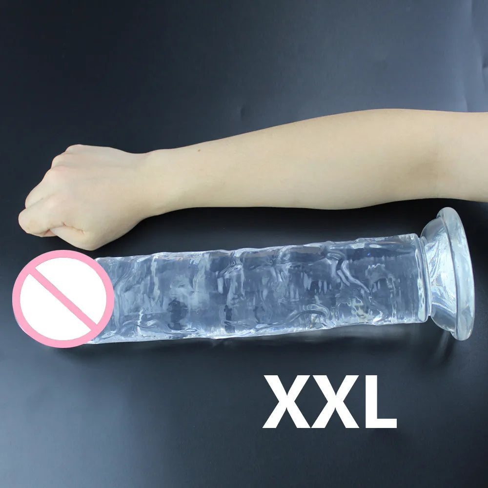 Coreline™ Transparent Dildo with Suction Cup