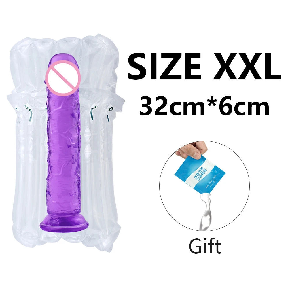 Coreline™ Transparent Dildo with Suction Cup