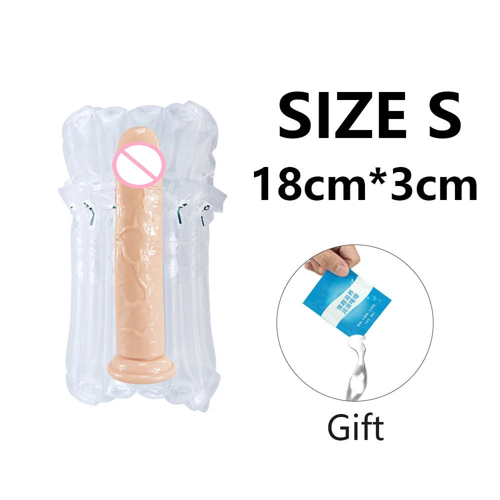 Coreline™ Transparent Dildo with Suction Cup