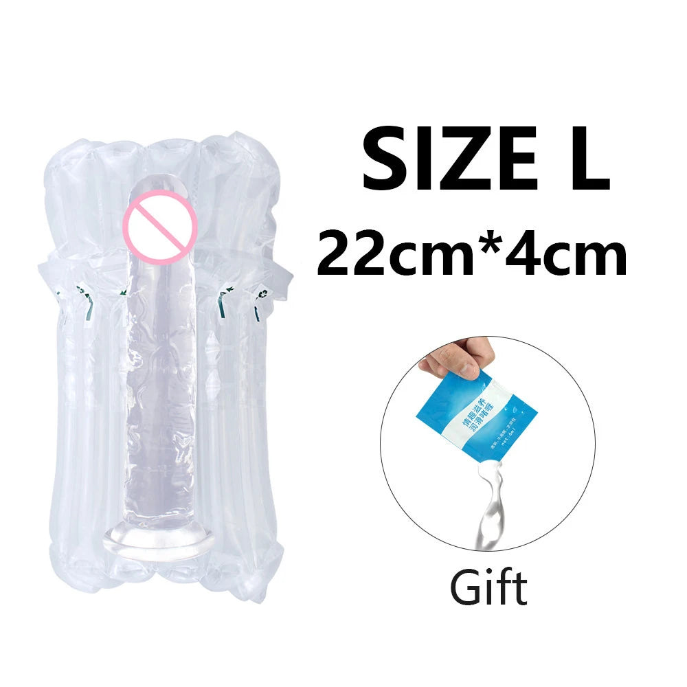 Coreline™ Transparent Dildo with Suction Cup