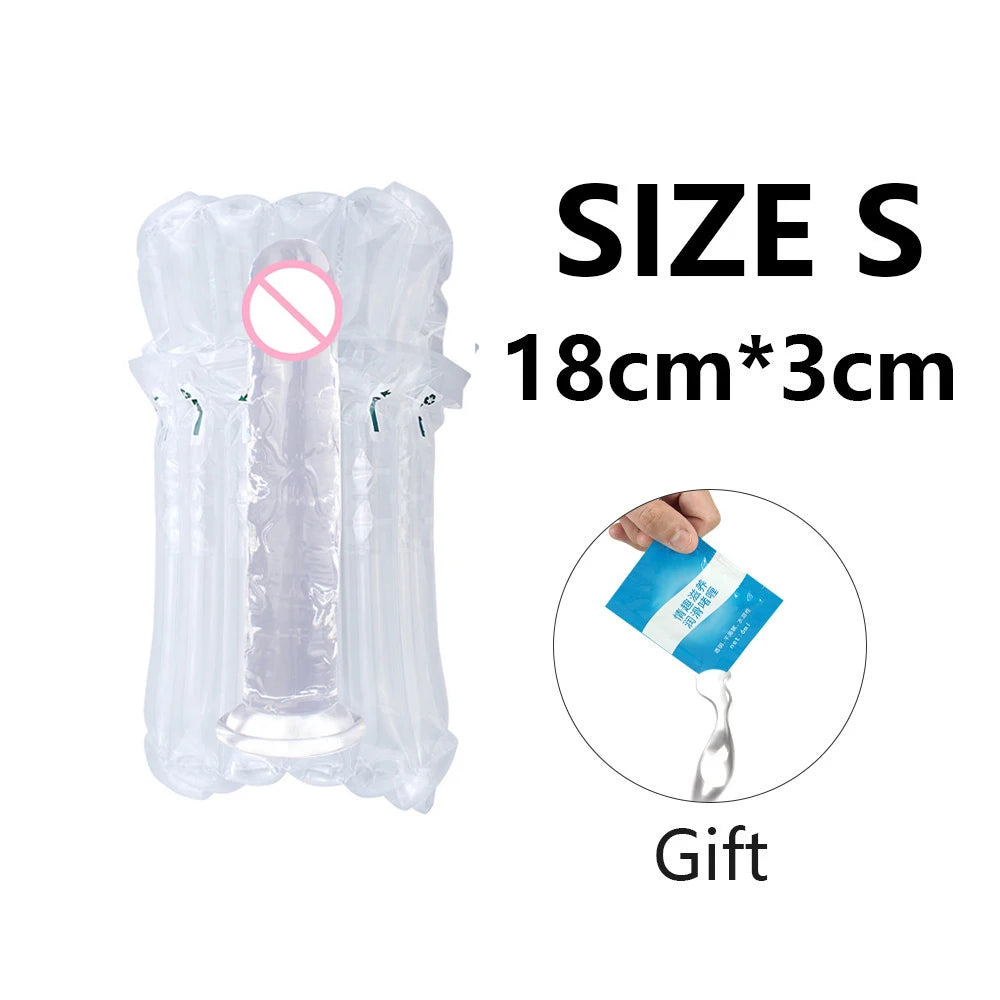 Coreline™ Transparent Dildo with Suction Cup