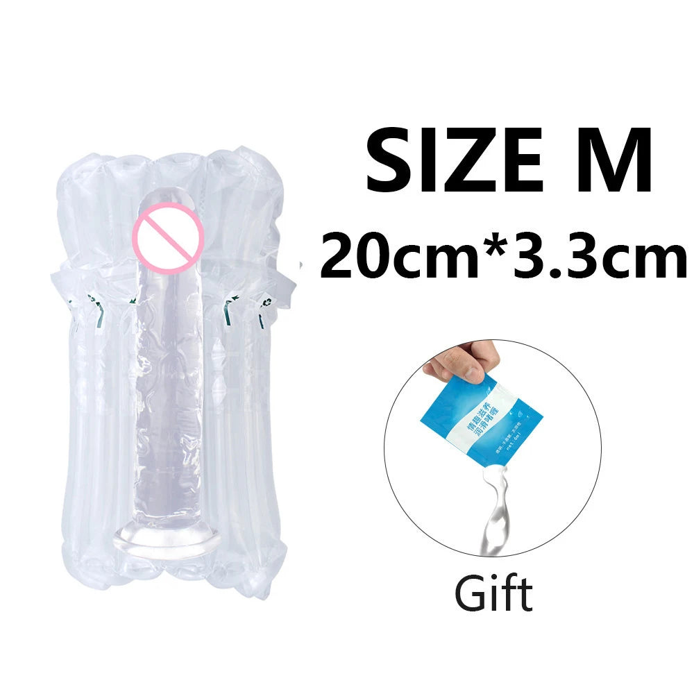 Coreline™ Transparent Dildo with Suction Cup