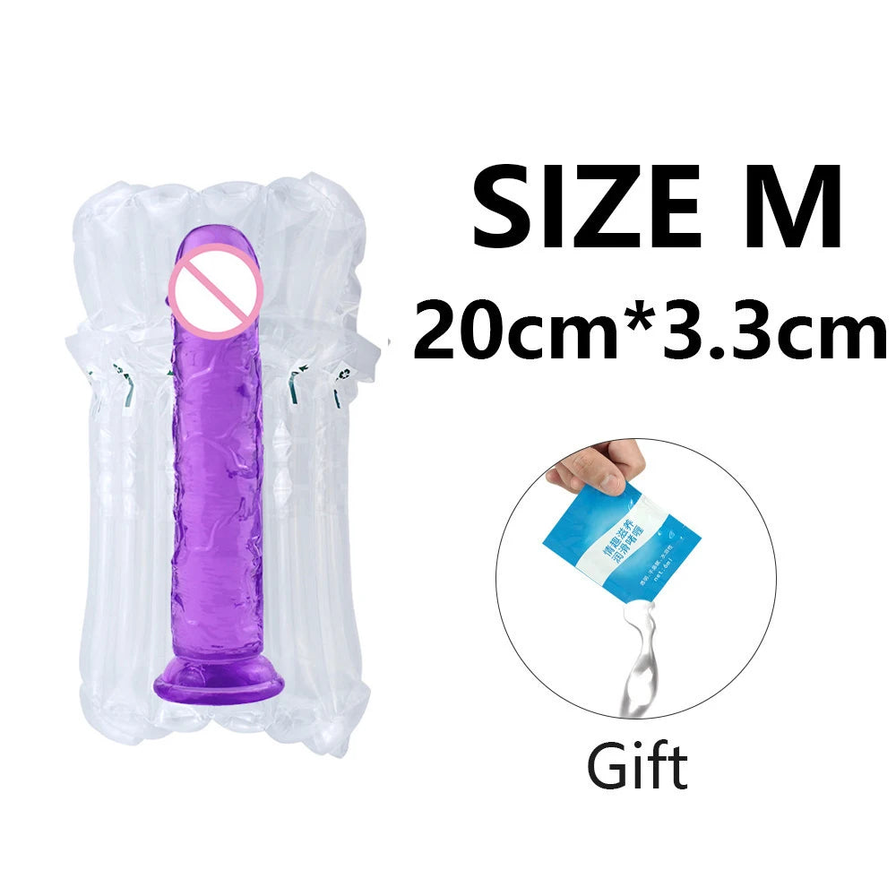 Coreline™ Transparent Dildo with Suction Cup