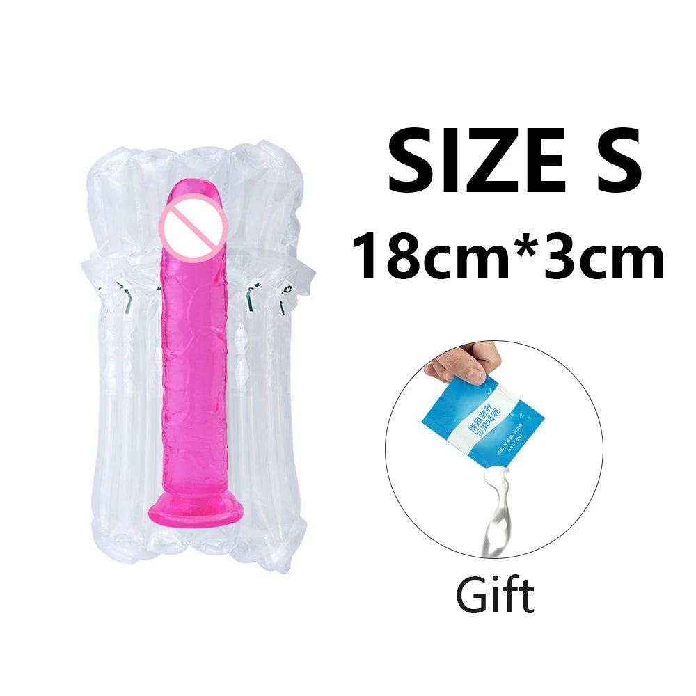 Coreline™ Transparent Dildo with Suction Cup