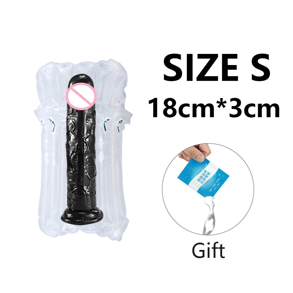 Coreline™ Transparent Dildo with Suction Cup