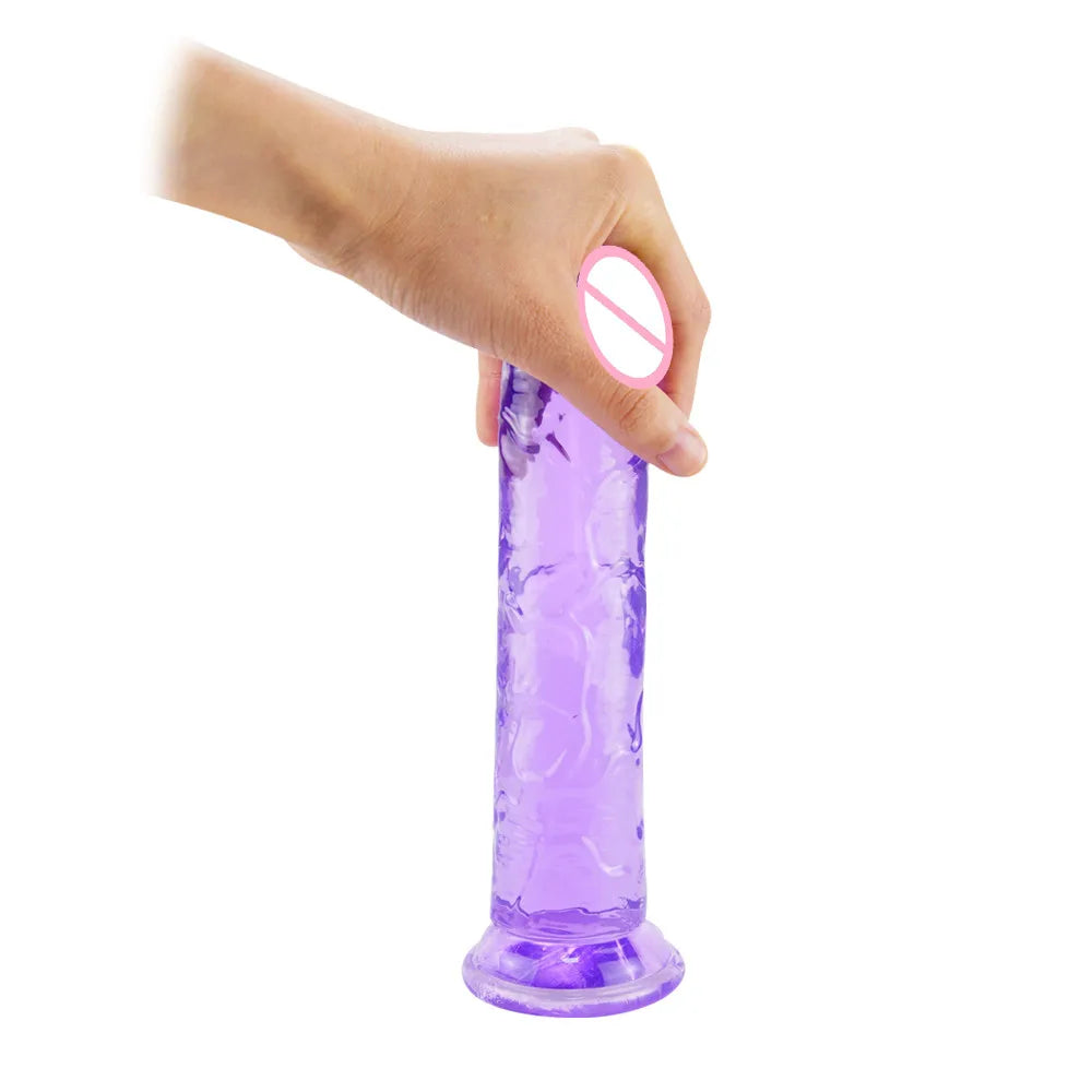 Coreline™ Transparent Dildo with Suction Cup