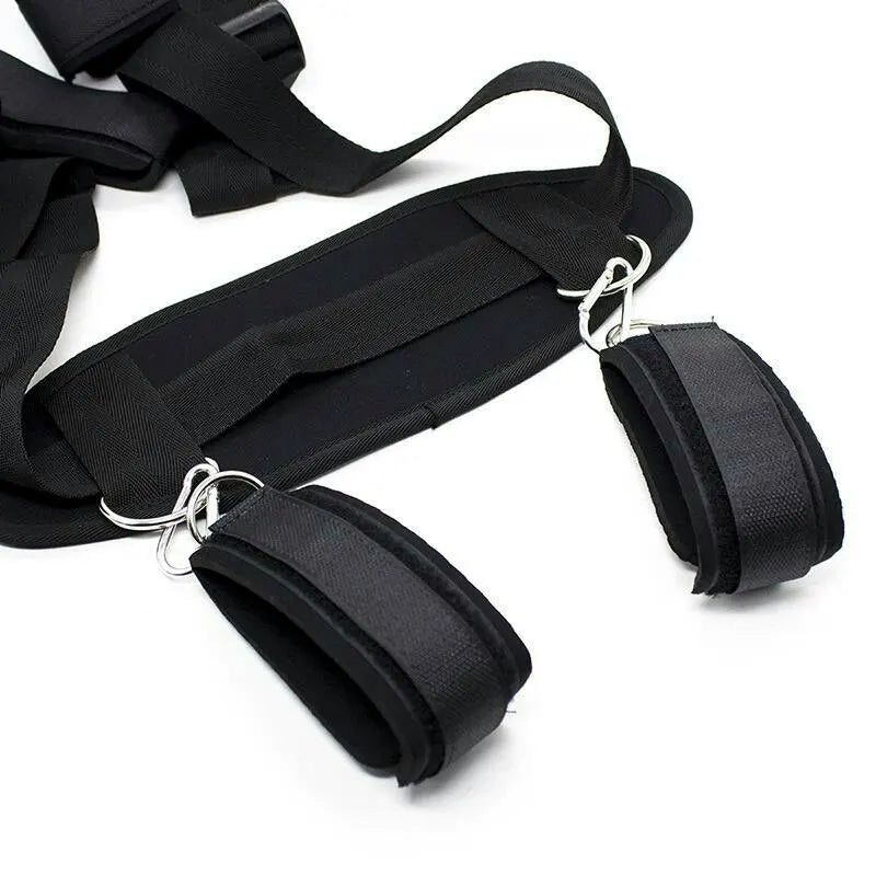 Erotic Adjustable Nylon Bed Restrain