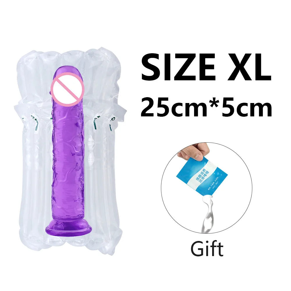 Coreline™ Transparent Dildo with Suction Cup