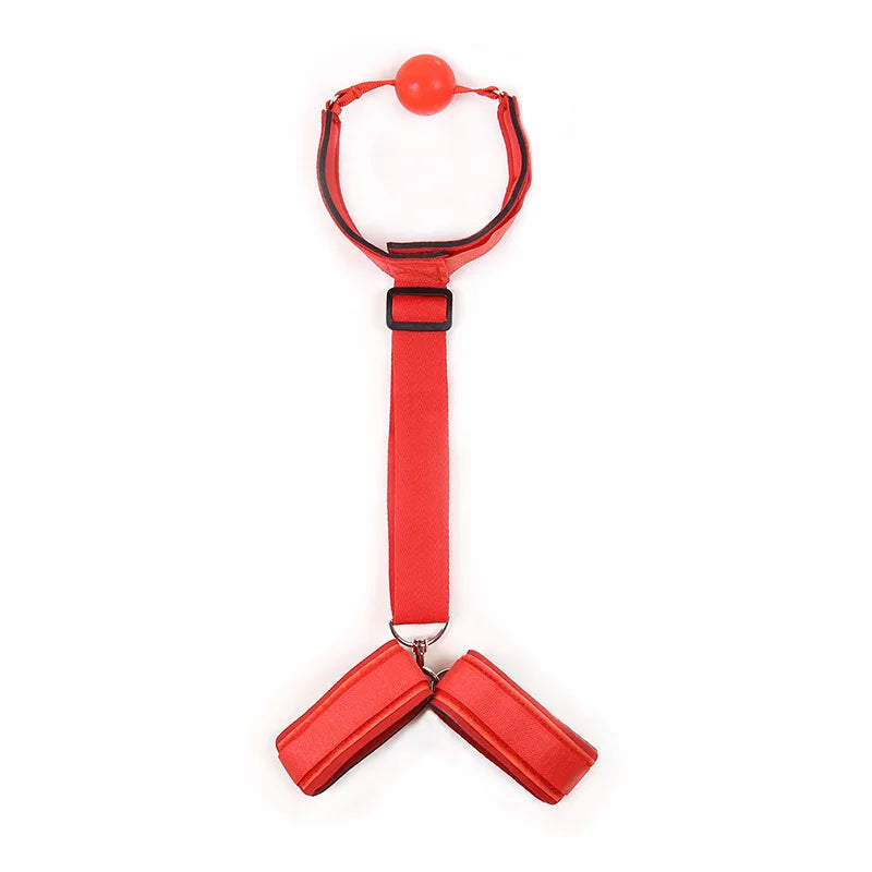Erotic Adjustable Nylon Bed Restrain