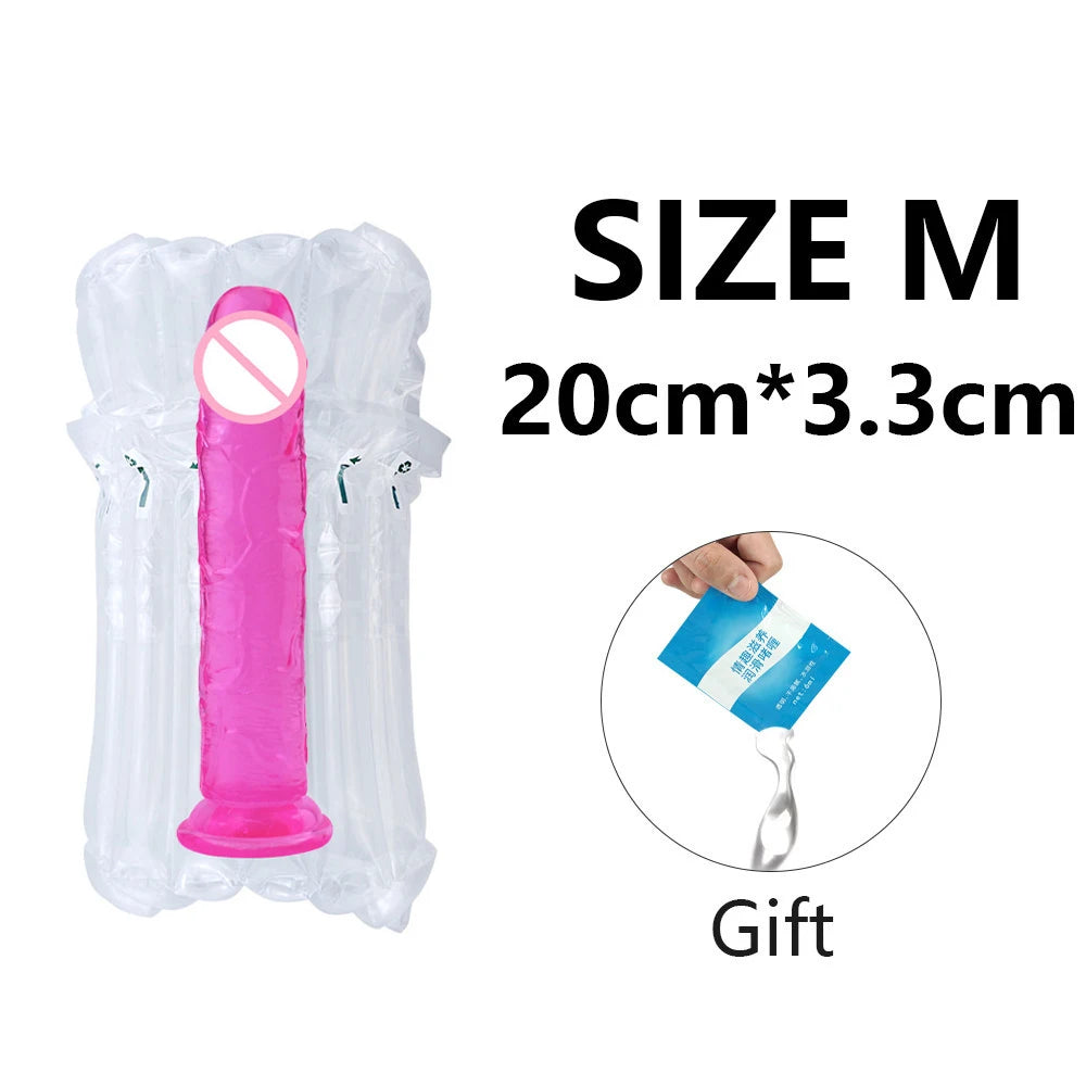 Coreline™ Transparent Dildo with Suction Cup
