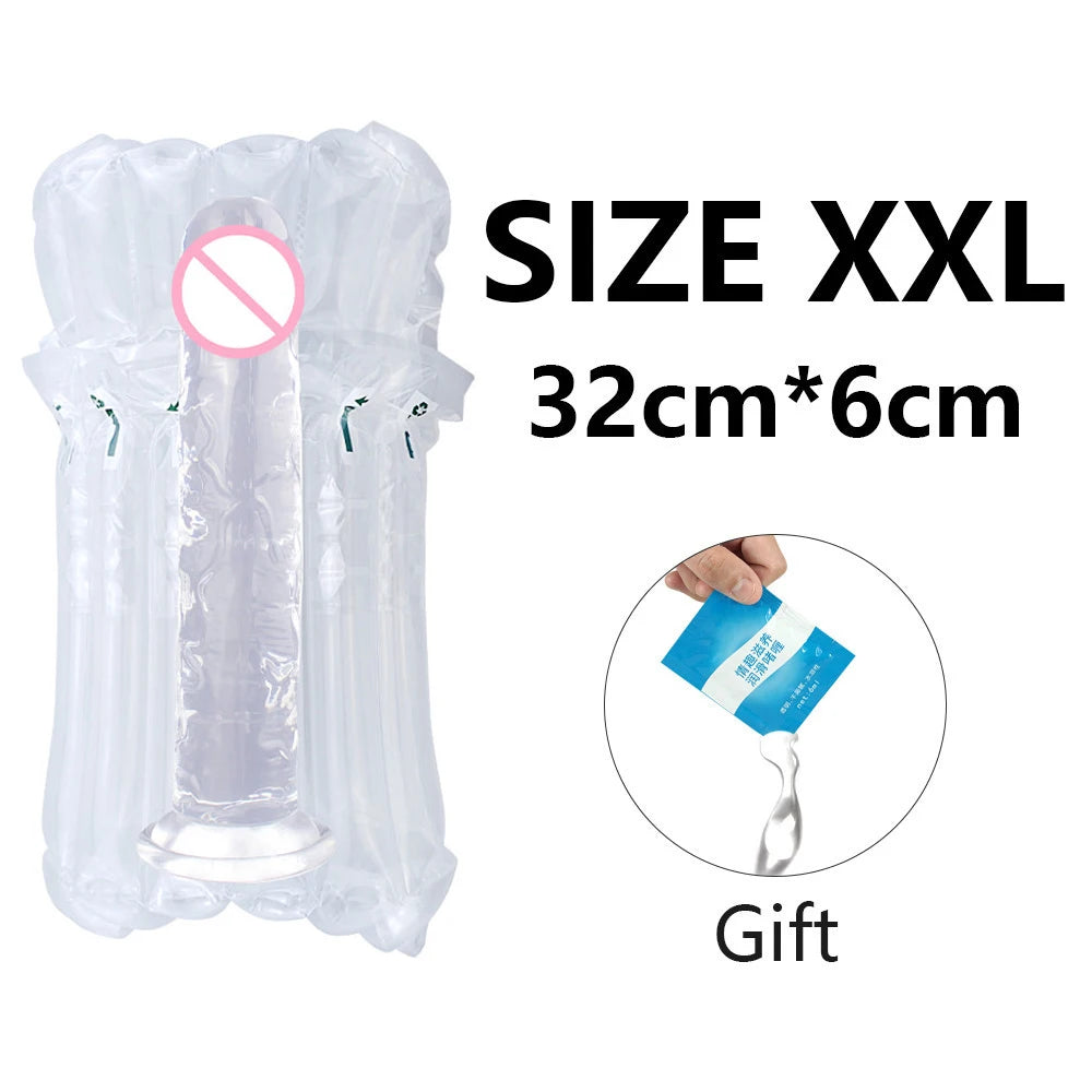 Coreline™ Transparent Dildo with Suction Cup