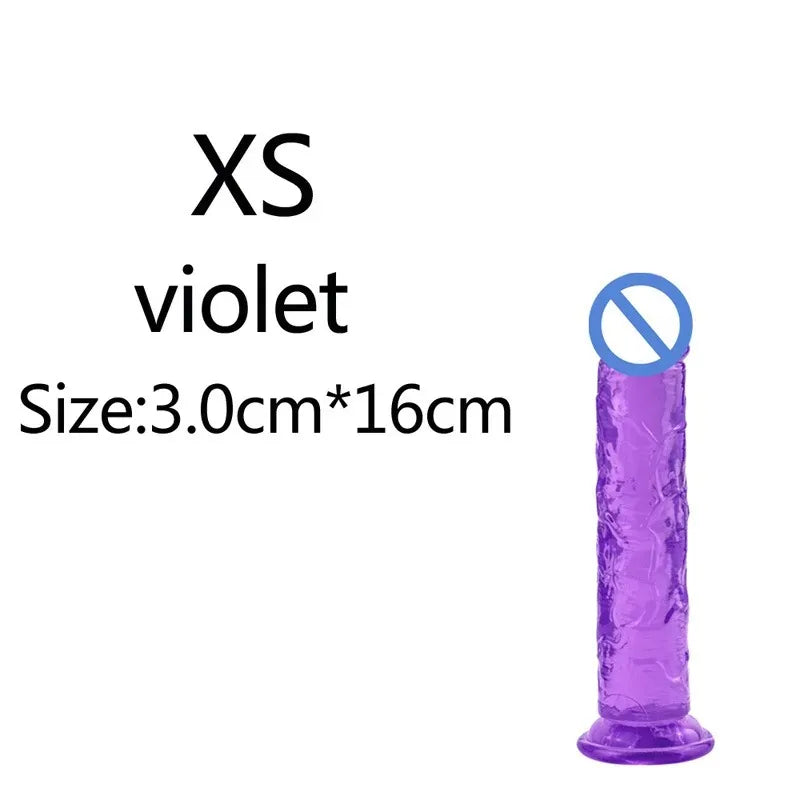 Coreline™ Transparent Dildo with Suction Cup