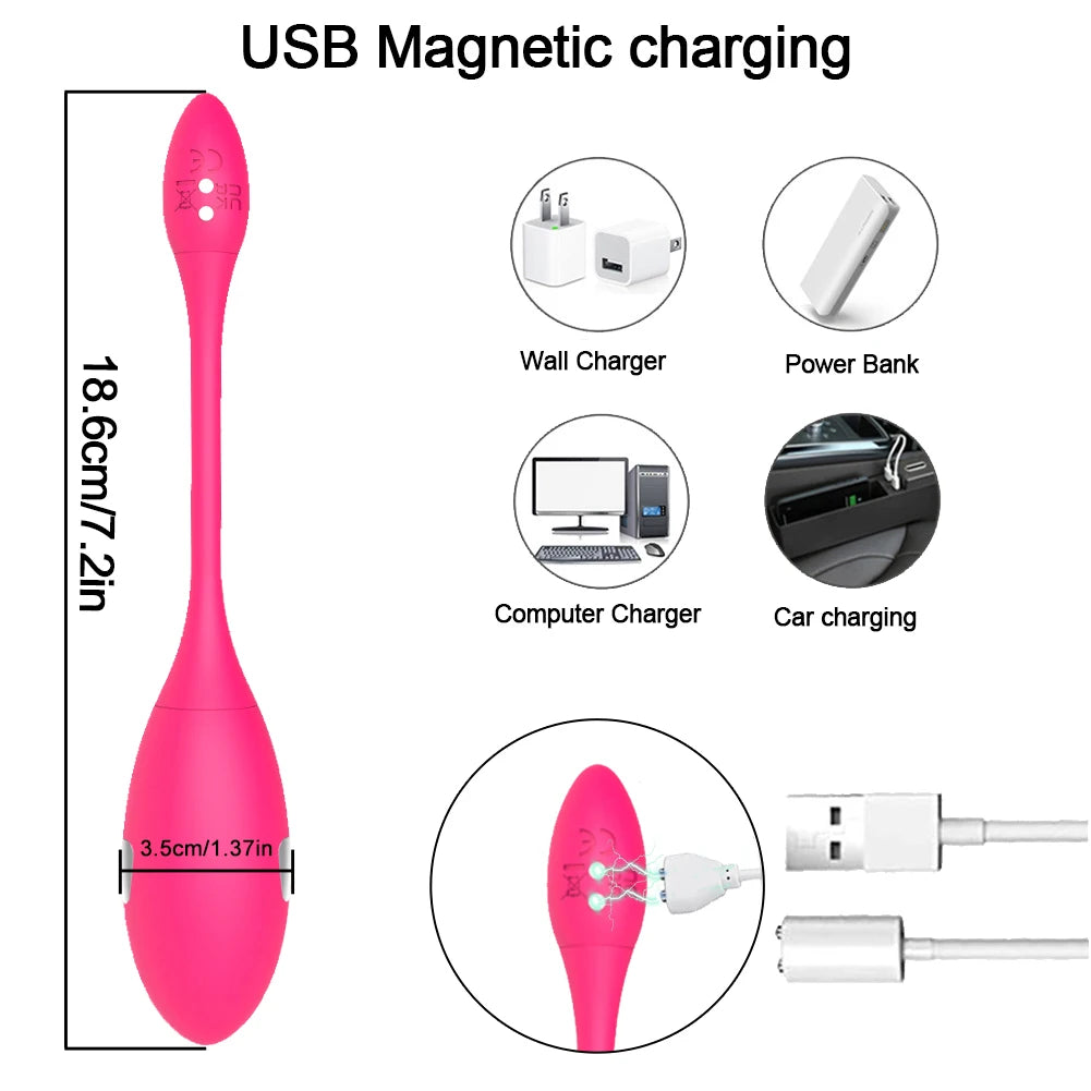 LEVETT - Wireless interactive G-Spot Egg Vibrator
