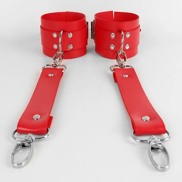 Women Leather Bondage Suit