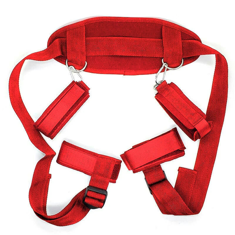 Erotic Adjustable Nylon Bed Restrain
