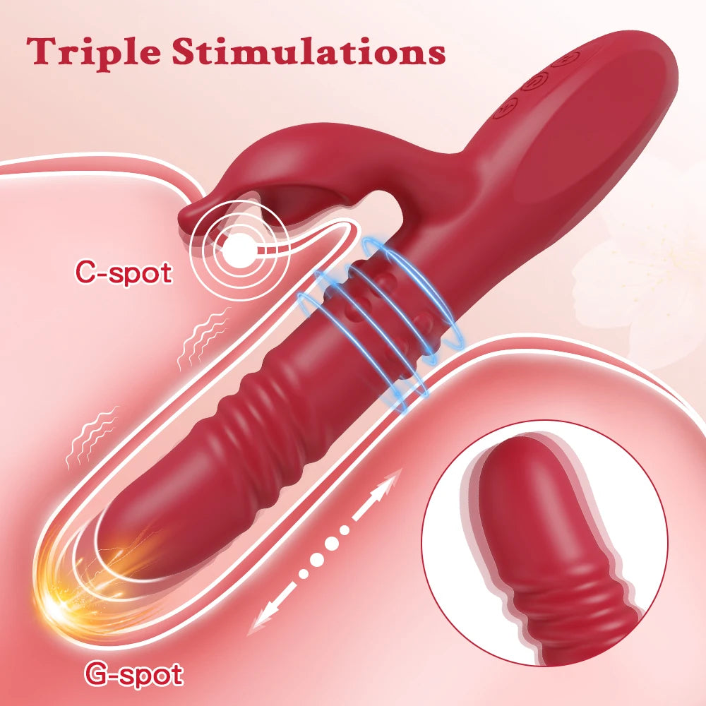 Trust™ Rotating and Thrusting G-Spot Rabbit Vibrator
