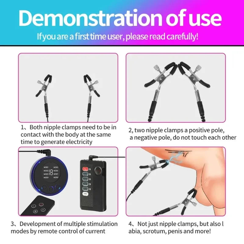 Electric Nipple Clamp stimulator