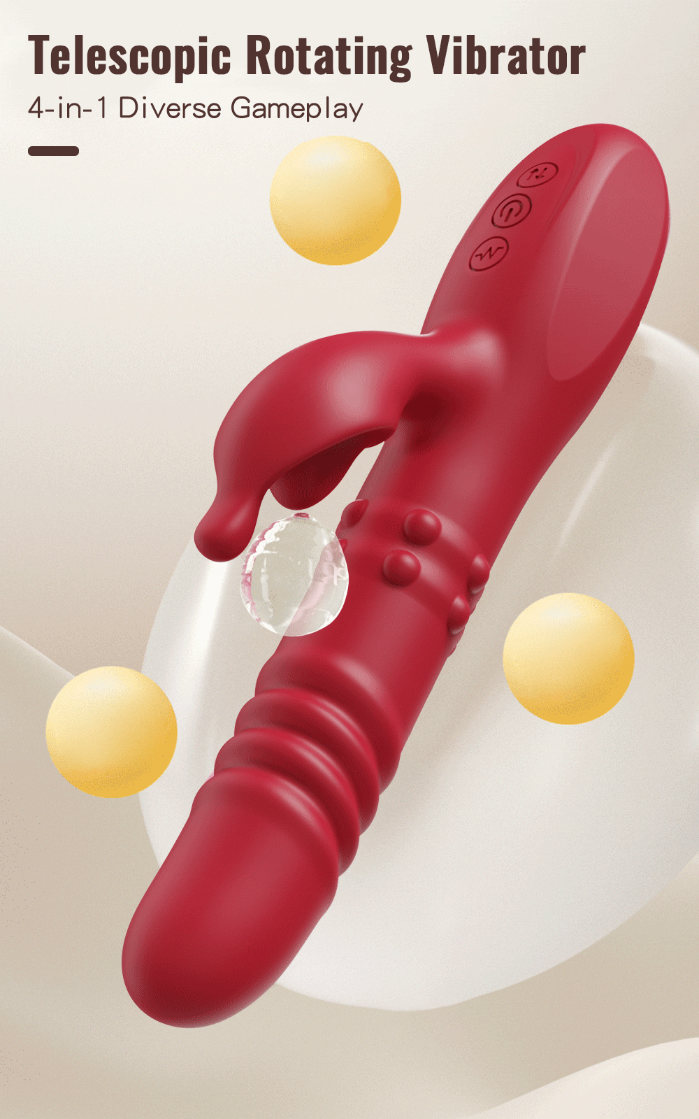 Trust™ Rotating and Thrusting G-Spot Rabbit Vibrator