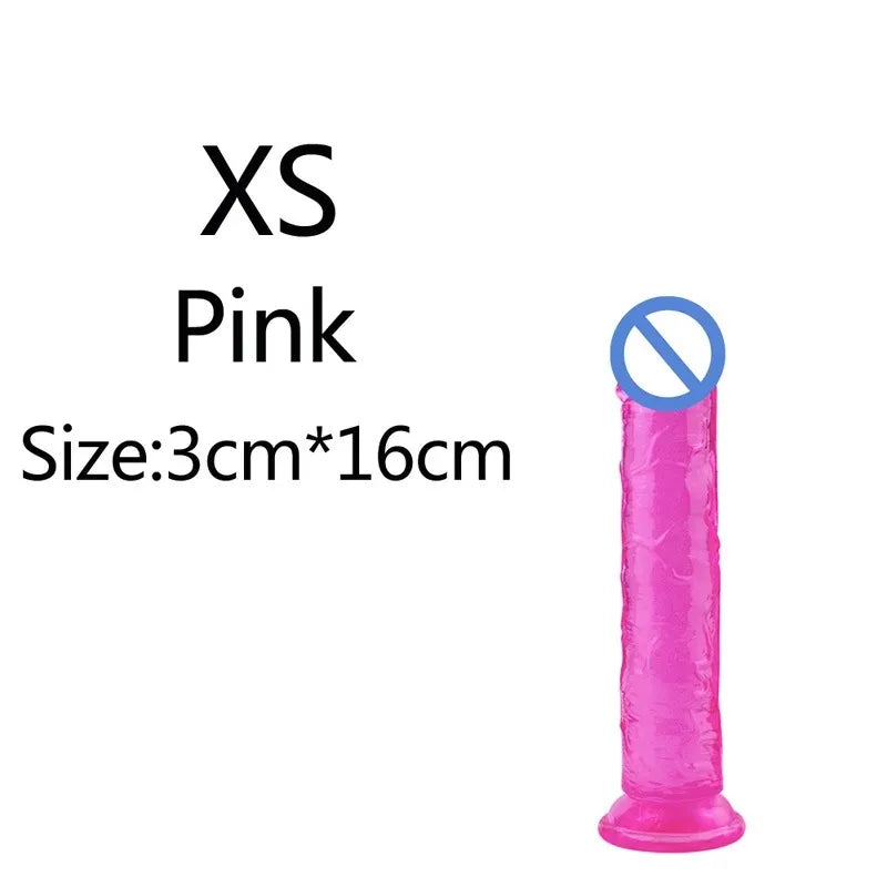 Coreline™ Transparent Dildo with Suction Cup