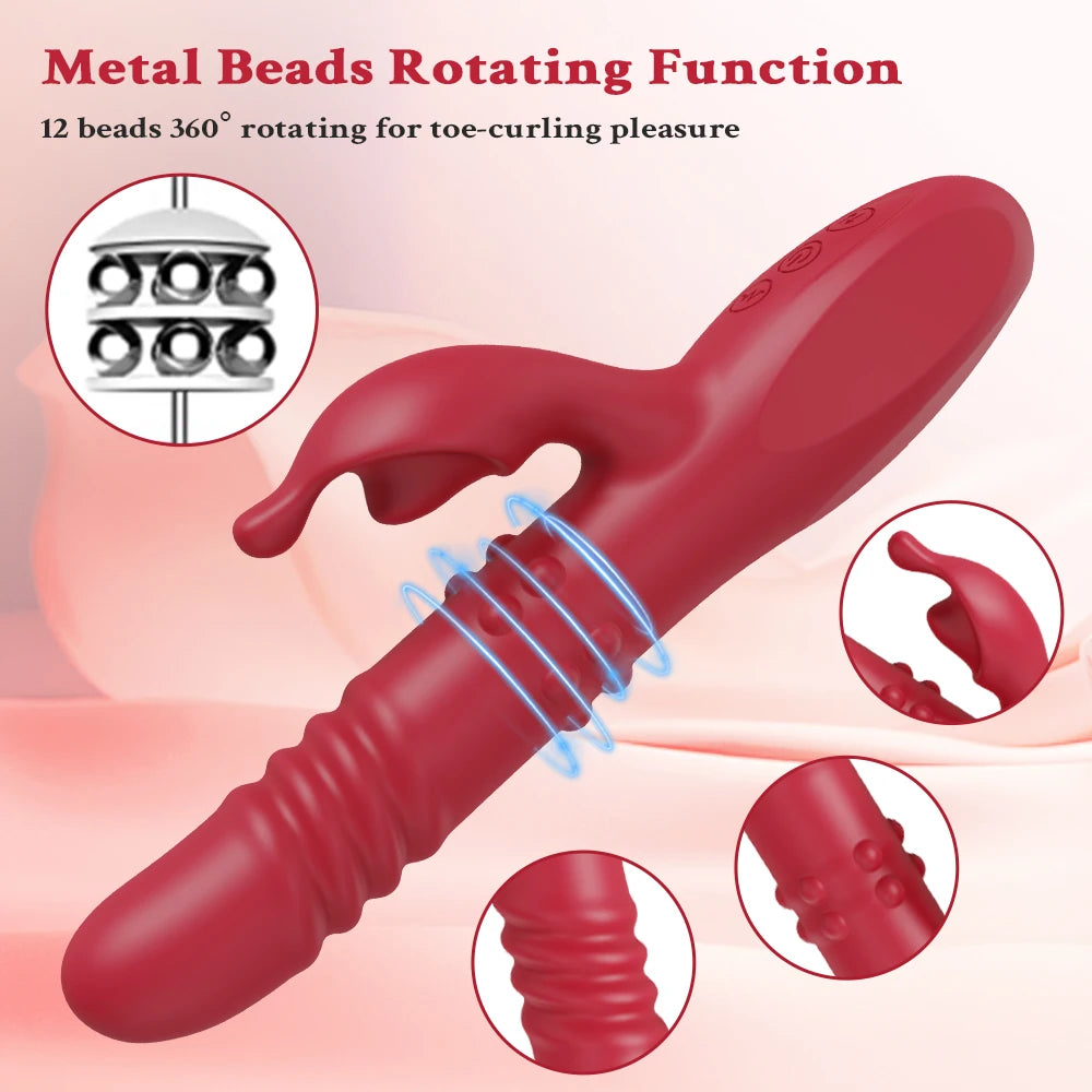 Trust™ Rotating and Thrusting G-Spot Rabbit Vibrator