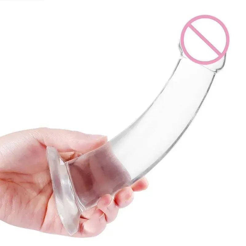 Thrust™ Strap-on Transparent Silicone Dildo