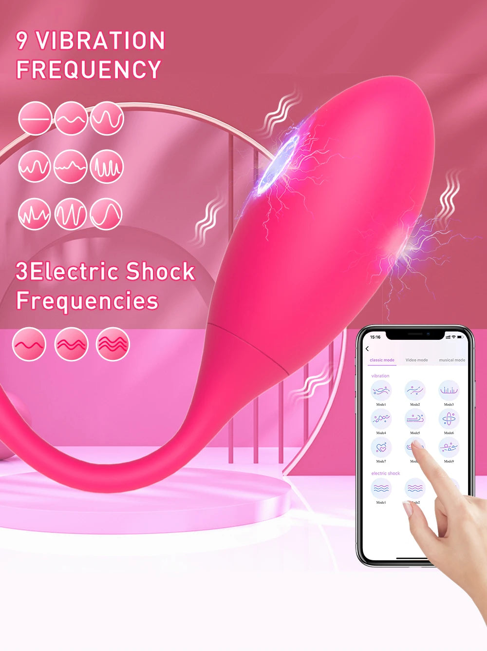 LEVETT - Wireless interactive G-Spot Egg Vibrator