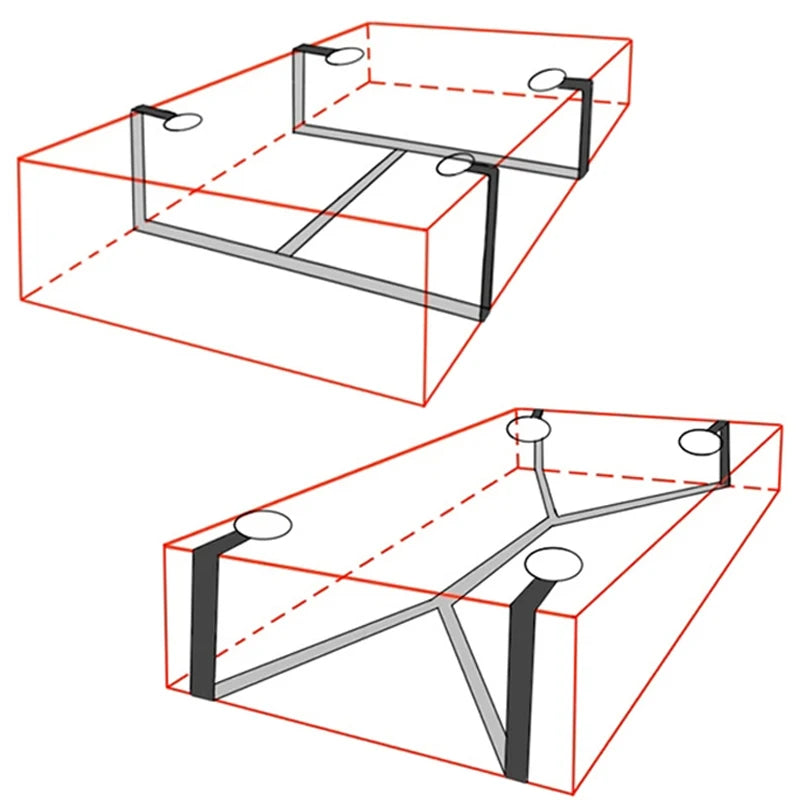 Erotic Adjustable Nylon Bed Restrain