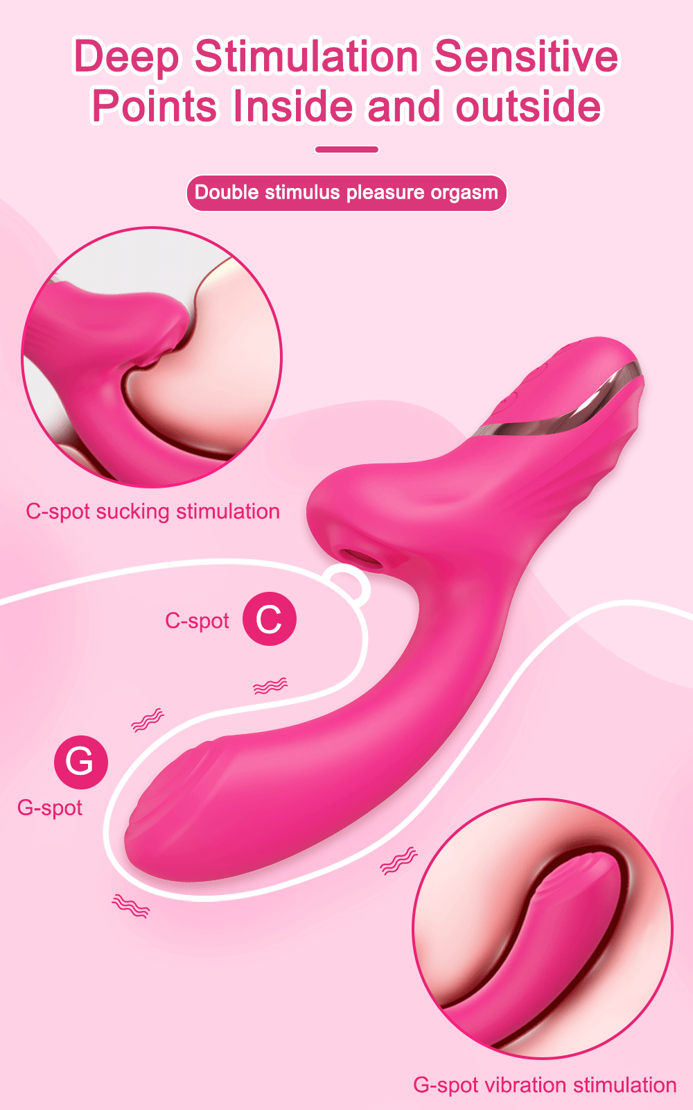 Erosyl™ Clitoris Stimulator G-Spot Vibrator
