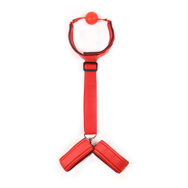 Erotic Adjustable Nylon Bed Restrain