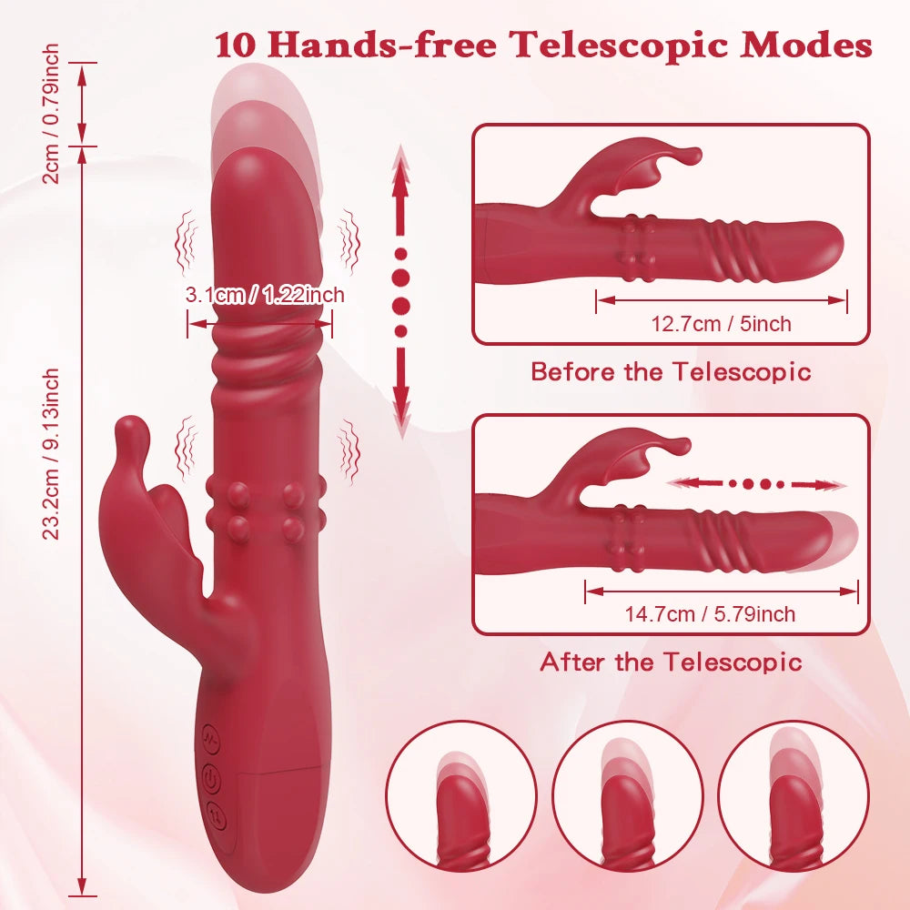 Trust™ Rotating and Thrusting G-Spot Rabbit Vibrator
