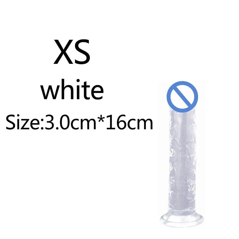 Coreline™ Transparent Dildo with Suction Cup