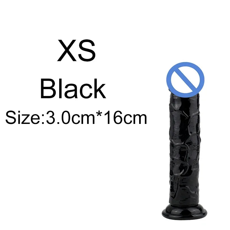 Coreline™ Transparent Dildo with Suction Cup