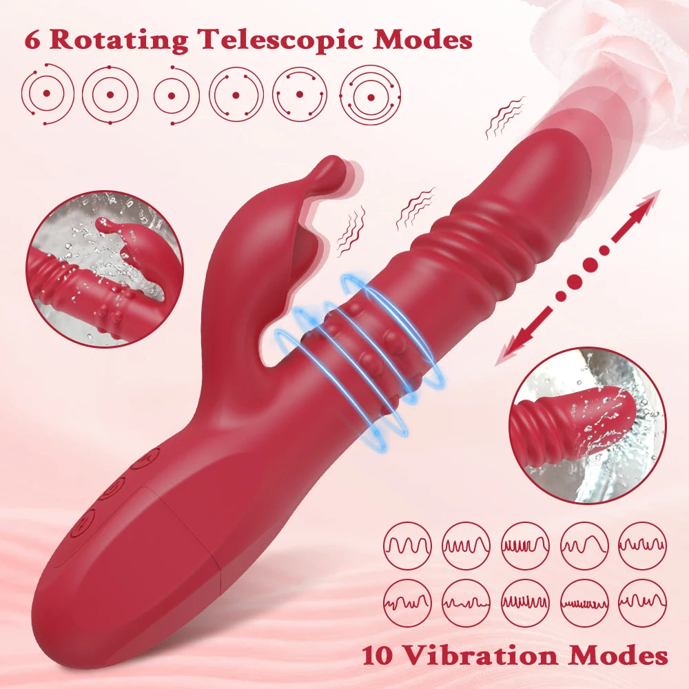 Trust™ Rotating and Thrusting G-Spot Rabbit Vibrator