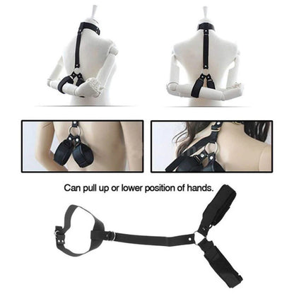 Erotic Adjustable Nylon Bed Restrain