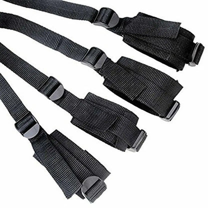 Erotic Adjustable Nylon Bed Restrain