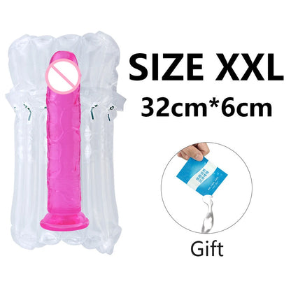 Coreline™ Transparent Dildo with Suction Cup