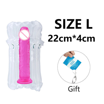Coreline™ Transparent Dildo with Suction Cup