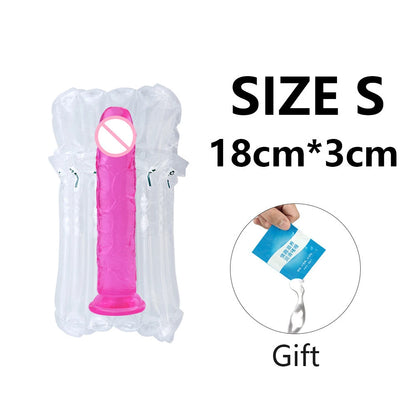 Coreline™ Transparent Dildo with Suction Cup