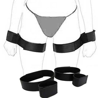 Erotic Adjustable Nylon Bed Restrain