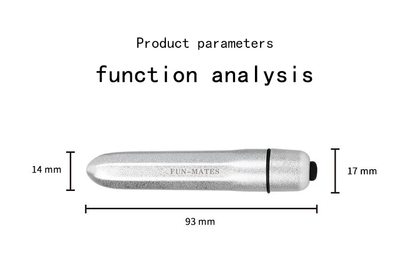 Levett - 16 Speeds Mini Lipstick Vibrator (ABS)