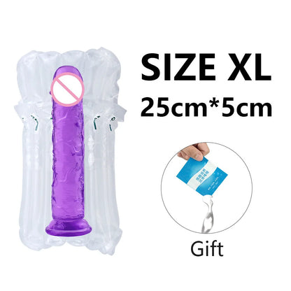 Coreline™ Transparent Dildo with Suction Cup
