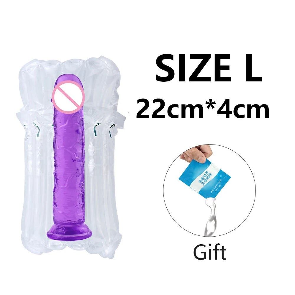 Coreline™ Transparent Dildo with Suction Cup