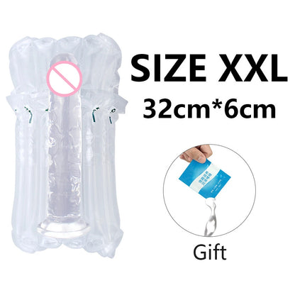 Coreline™ Transparent Dildo with Suction Cup